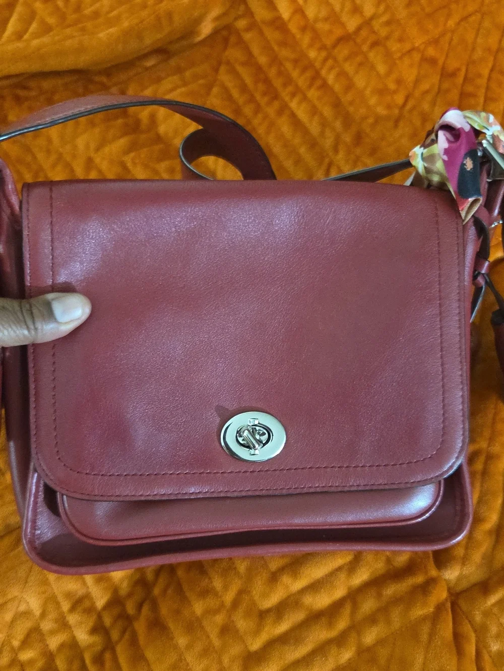 Coach 2012 Legacy Archival Rambler 21194 Red Leather